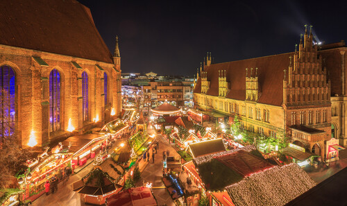 Collapse with new traffic concept for major events: Christmas market in Hanover.