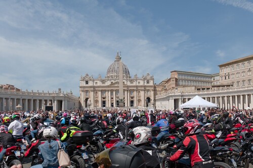 Ducati campaign &quot;We ride as One&quot; in Rome (2023).