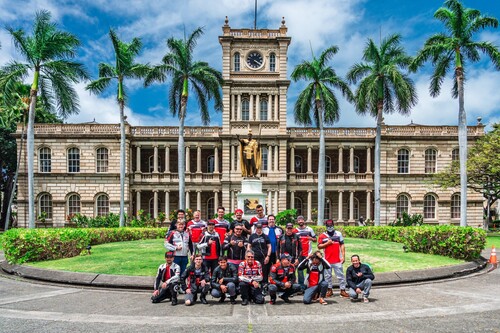Ducati meeting &quot;We ride as one&quot; in Hawaii.