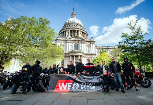 Ducati meeting &quot;We ride as one&quot; in London.