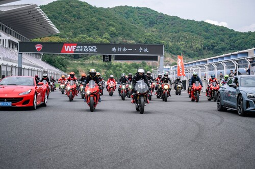 Ducati meeting &quot;We ride as one&quot; in Ningbo, China.