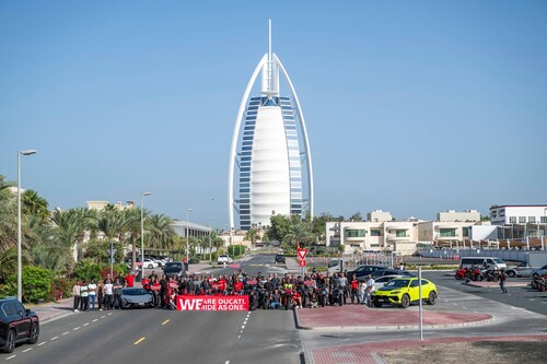 Ducati meeting &quot;We ride as one&quot; in the United Arab Emirates.