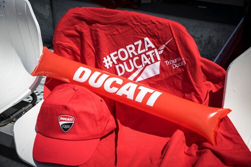 Moto GP fan package from Ducati.