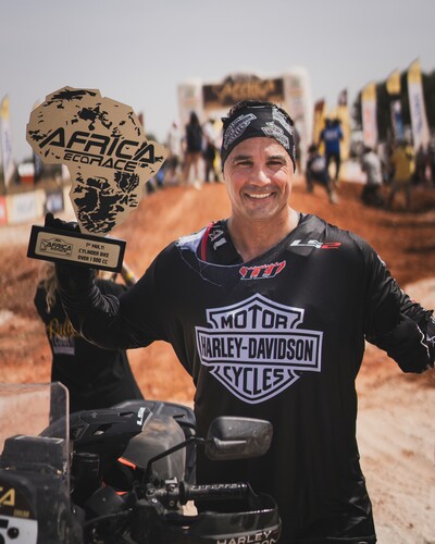 Africa Eco Race 2024: Joan Pedrero won the Maxitrail category for multi-cylinder motorcycles with a displacement of more than one liter on the Harley-Davidson Pan America 1250.