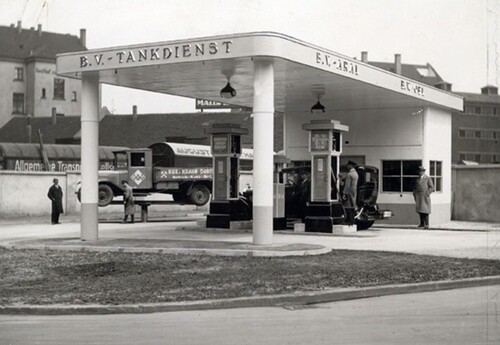 Aral gas station from 1939.