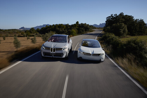 BMW Vision New Class X (left) and Vision New Class.