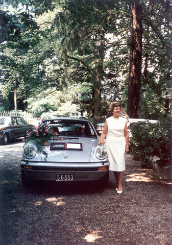 Louise Piëch received the first Porsche 911 Turbo for her 70th birthday in the summer of 1974.