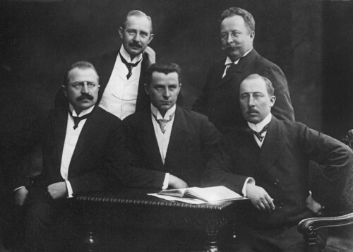 The five Opel brothers around 1912.