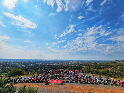 Ducati campaign &quot;We ride as One&quot; in South Africa.