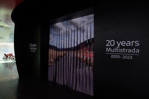 Exhibition „Multistrada 20th – Twenty Years of Evolutionary Exploration“.