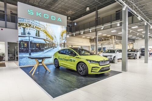 The first Skoda dealerships implement the new brand identity. In Europe, the redesign begins in Tallinn, the capital of Estonia.
