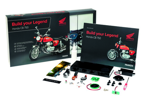 Exclusively at Louis: model kit of the Honda CB 750 Four including engine sound.