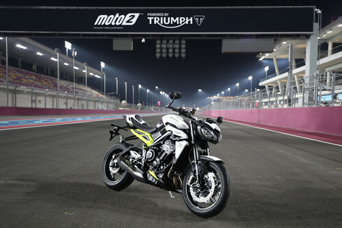 The main prize for the winner of the Triumph Triple Trophy 2024 is this special Speed Triple RS.