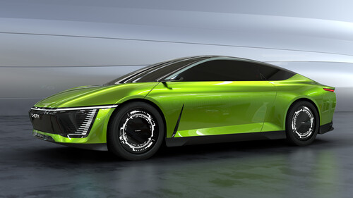 Concept car from Chery with a drag coefficient of 0.168.