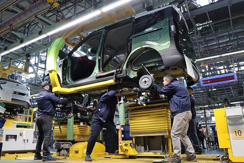 Production of the Ford Courier at the Craiova plant in Romania.