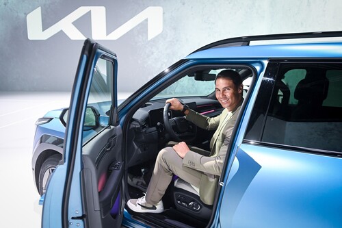 Rafael Nadfal and his Kia EV9 GT-line.
