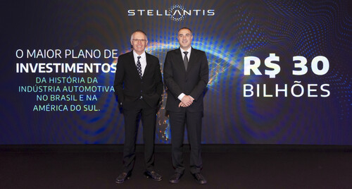 Stellantis boss Carlos Tavares and South America boss Emanuele Cappellano announce investments totaling 5.6 billion euros.