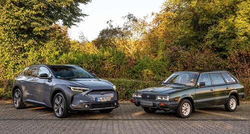 Subaru Solterra and Subaru 1800 4WD, with which the brand launched in Germany.