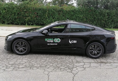 Tesla Model S in the Green NCAP test.