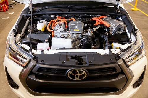 Toyota Hilux with fuel cell.