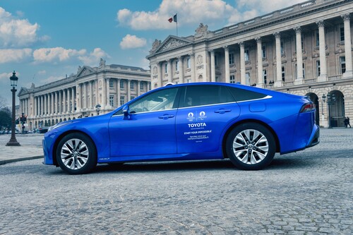 Toyota is providing 500 Mirai for the 2024 Olympic and Paralympic Games in Paris.