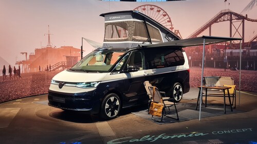 VW California Concept, Präsentation auf dem Caravan Salon 2023.