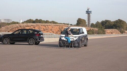 VW ID Buzz Cargo in the Euro NCAP test.