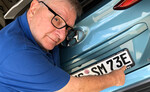Our author Peter Schwerdtmann with his Hyundai Electric.