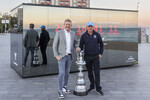 Cupra CEO Wayne Griffiths (l.) with Grant Dalton, CEO America's Cup.