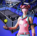 Cupra is represented in the video game Fortnite with a padel court.