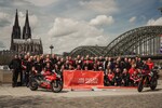Ducati campaign "We ride as One" in Cologne.