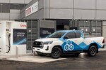 Toyota Hilux with fuel cell.